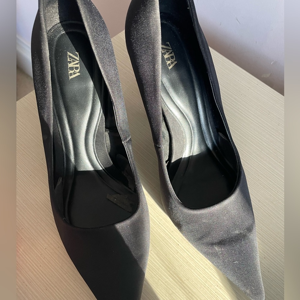 Zara black heels